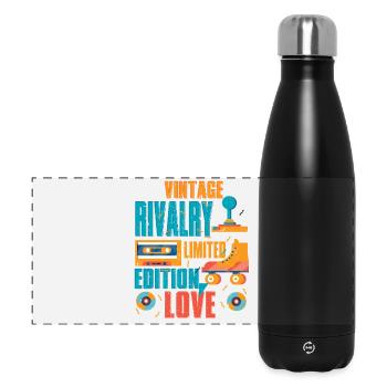 Sibling Rivalry Brother Sister - Panoramic Thermal Bottle 500 ml - black - Front