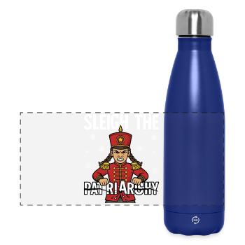 Sleigh The Patriarchy - Panoramic Thermal Bottle 500 ml - dark blue  - Front