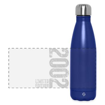 24. Geburtstag 24 Jahre Limited Edition 2002  - Panorama Isolierflasche 500 ml - Dunkelblau  - Vorne