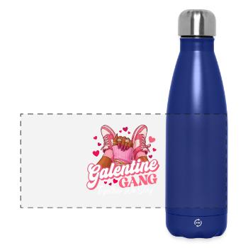 Galentine Gang Together We Slay Gals Friendship  - Panoramic Thermal Bottle 500 ml - dark blue  - Front