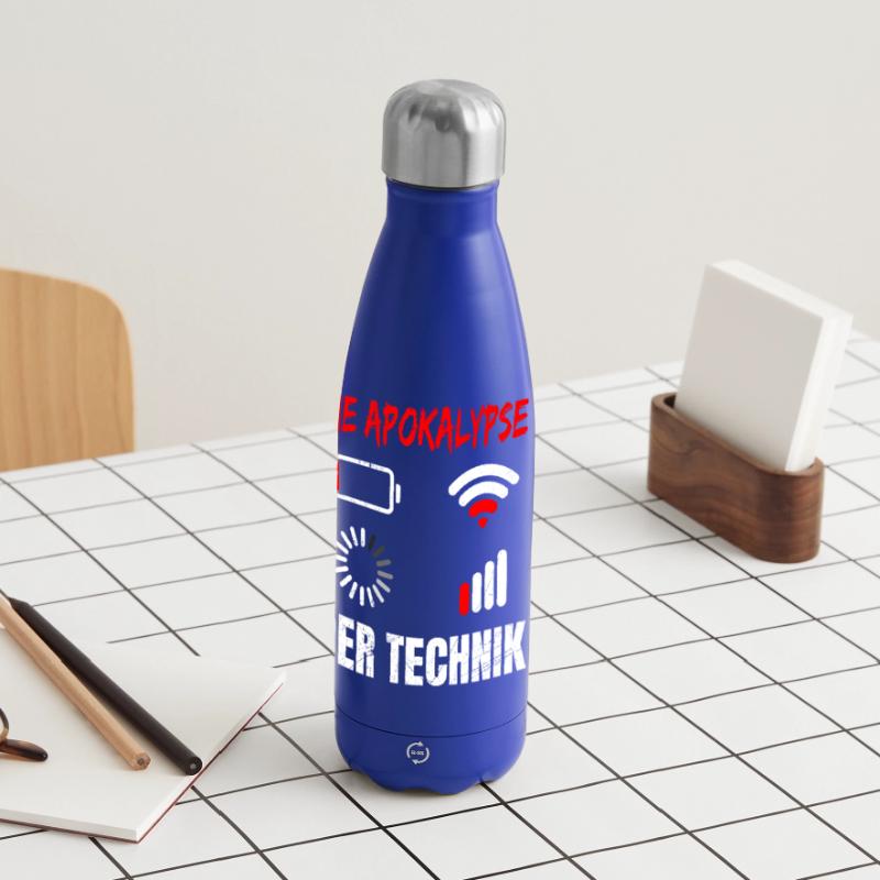 Coder DIE APOKALYPSE DER TECHNIK LUSTIG Panorama Isolierflasche 500 ml