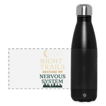 Neurodivergent introvert - Panoramic Thermal Bottle 500 ml - black - Front