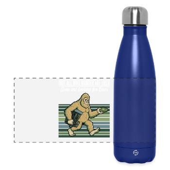 Disc Golf : Tous ceux qui errent ne sont pas perdus - Gourde isotherme panoramique 500 ml - bleu foncé  - Devant