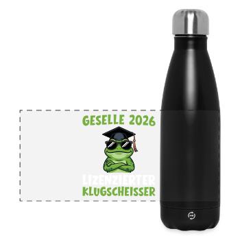 Don de formation Journeyman 2026 Frog Passed - Gourde isotherme panoramique 500 ml - noir - Devant