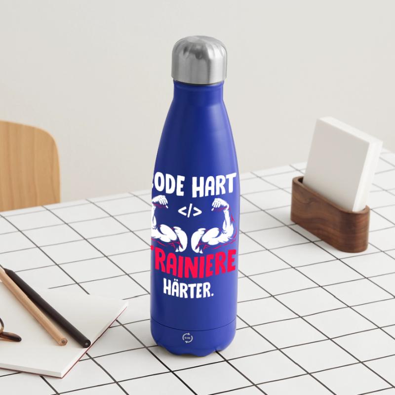 Codeur CODE ENTRAÎNEZ-VOUS PLUS FORT Drôle Gourde isotherme panoramique 500 ml