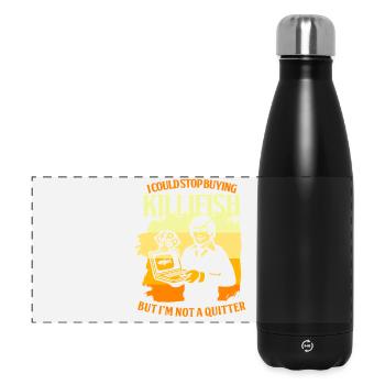 Toothcarp Killfish Toothed carp - Panoramic Thermal Bottle 500 ml - black - Front