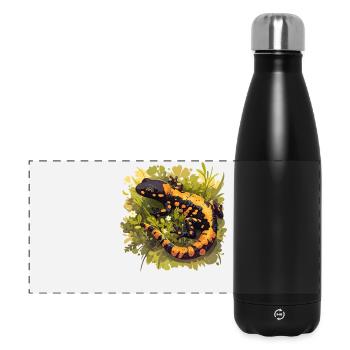 Feuersalamander Salamander - Panorama Isolierflasche 500 ml - Schwarz - Vorne