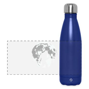 Bigfoot Glace Lune - Gourde isotherme panoramique 500 ml - bleu foncé  - Devant