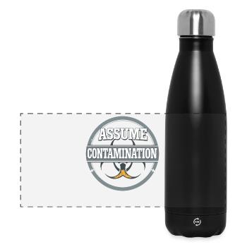 microbiology - Panoramic Thermal Bottle 500 ml - black - Front
