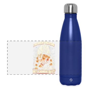 Lucha Libre Luchador Too Much Corazon - Panoramic Thermal Bottle 500 ml - dark blue  - Front
