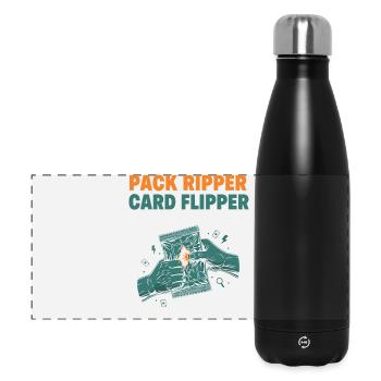 Pack Ripper Card Flipper Trading Card Collector - Panoramic Thermal Bottle 500 ml - black - Front