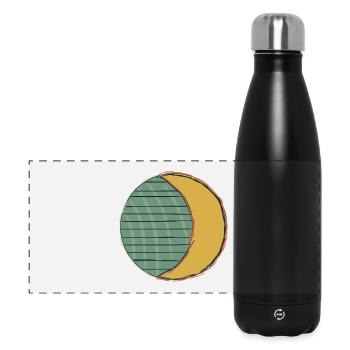 Moon Sun Equinox Occult Easter Blessings Spring - Panoramic Thermal Bottle 500 ml - black - Front