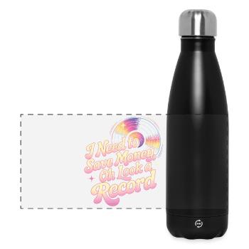 I need to save money – oh, look, a sound - Panoramic Thermal Bottle 500 ml - black - Front