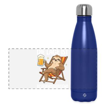 Die Lage Ist Besäufniserregend - Panorama Isolierflasche 500 ml - Dunkelblau  - Vorne
