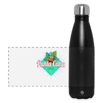Punta Cana Caribbean en République dominicaine - Gourde isotherme panoramique 500 ml - noir - Devant