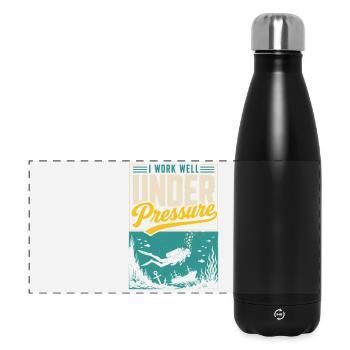 Maillot de plongée sous pression - Gourde isotherme panoramique 500 ml - noir - Devant