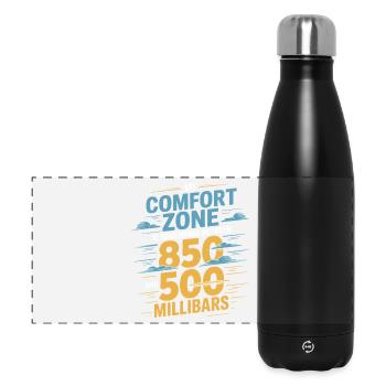 Zone de confort 850–500 hPa | Météorologie - Gourde isotherme panoramique 500 ml - noir - Devant