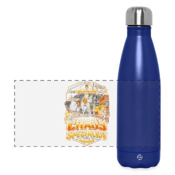 Hafenarbeiter Dockside Chaos Specialist - Panoramic Thermal Bottle 500 ml - dark blue  - Front