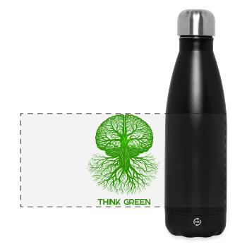 Think Green - Panoramic Thermal Bottle 500 ml - black - Front