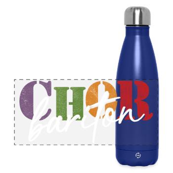 Choir Baritone - Panoramic Thermal Bottle 500 ml - dark blue  - Front