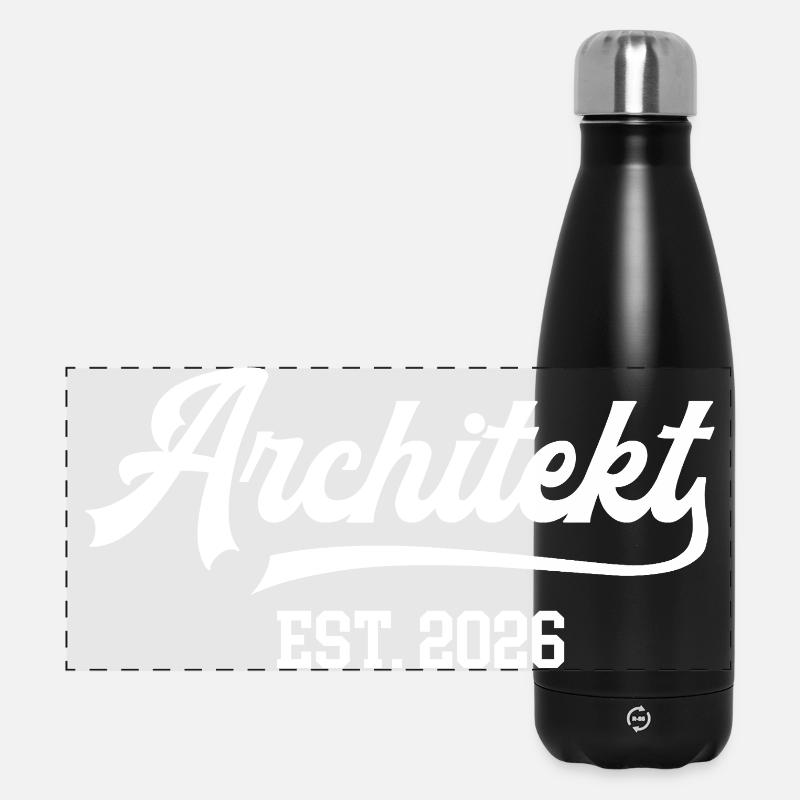 Architect 2026 Architecture Studies Architects - Panoramic Thermal Bottle 500 ml - black
