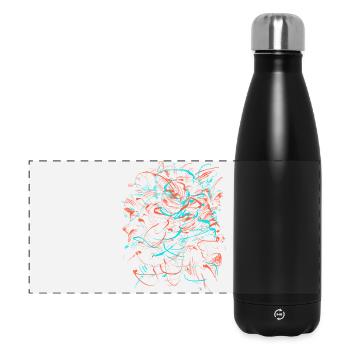 Tartarus / Abstrakt Fantasy - Panorama Isolierflasche 500 ml - Schwarz - Vorne