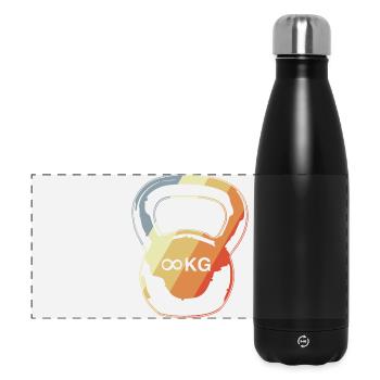 Ball dumbbell - Panoramic Thermal Bottle 500 ml - black - Front