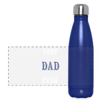 Best father ever - Panoramic Thermal Bottle 500 ml - dark blue  - Front