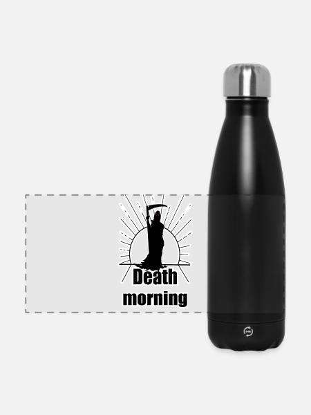 Matin de la mort - Gourde isotherme panoramique 500 ml - noir