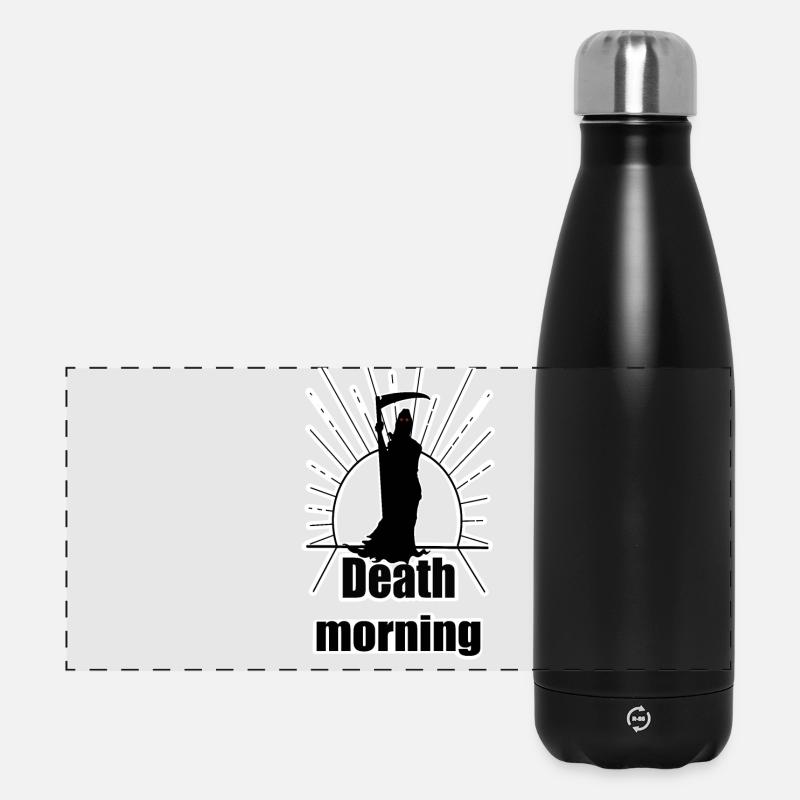 Death morning - Panoramic Thermal Bottle 500 ml - black