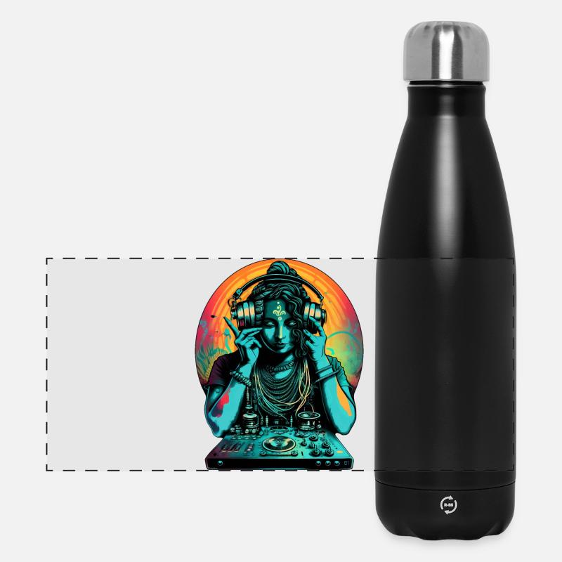 Déesse DJ - Gourde isotherme panoramique 500 ml - noir