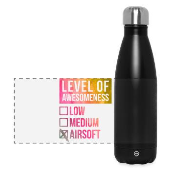 L’airsoft - Gourde isotherme panoramique 500 ml - noir - Devant