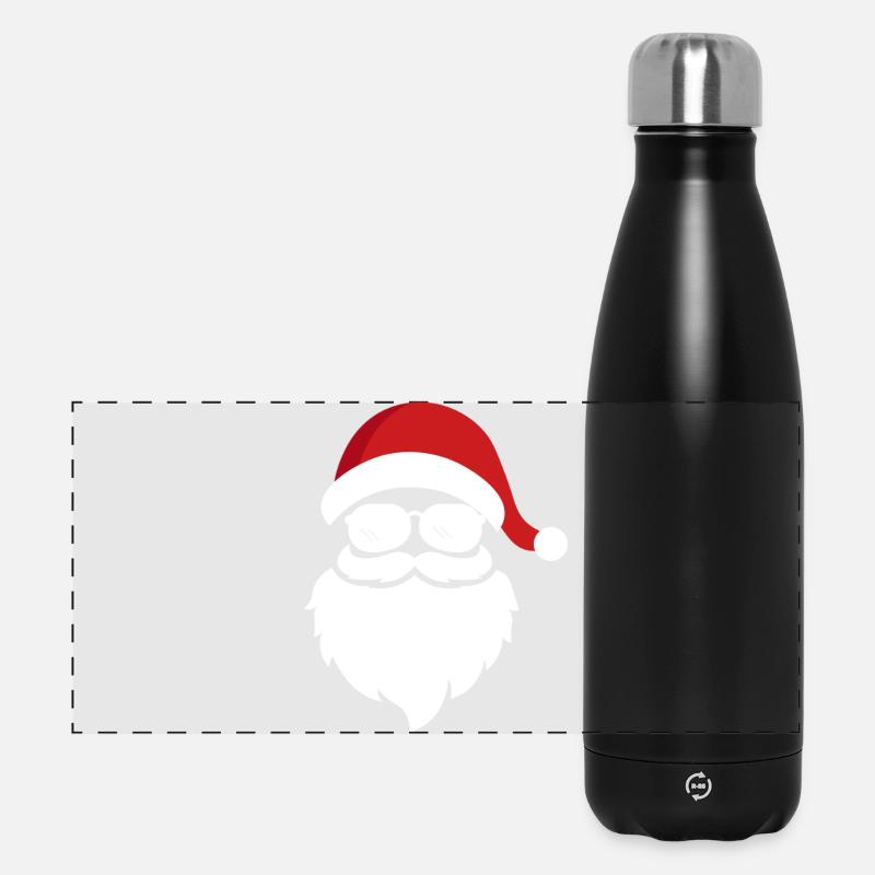 COOL SANTA - Panorama Isolierflasche 500 ml - Schwarz