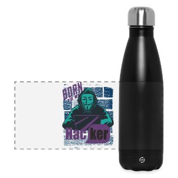 Hacker - Panorama Isolierflasche 500 ml - Schwarz - Vorne
