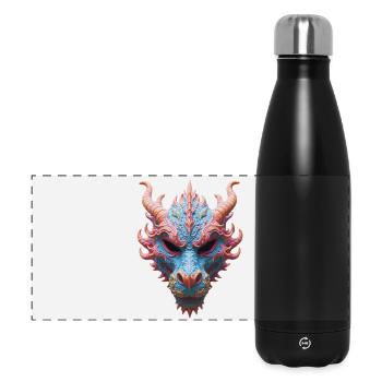Aurora Dragon Mask - Panoramic Thermal Bottle 500 ml - black - Front