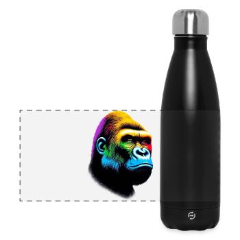 Gorilla - Panoramic Thermal Bottle 500 ml - black - Front