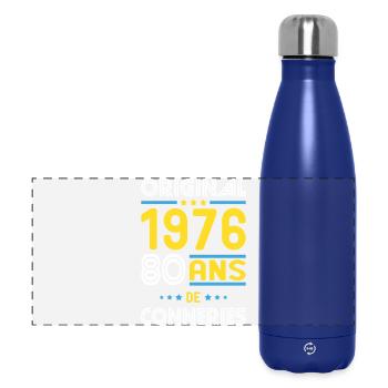 Original – 1976 – 50 years of - Panoramic Thermal Bottle 500 ml - dark blue  - Front