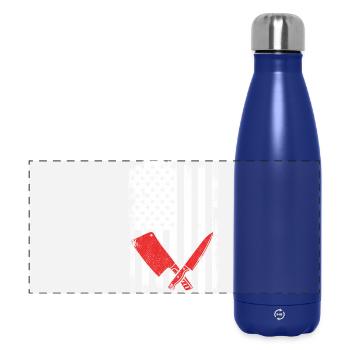 4. Juli USA Metzger - Panorama Isolierflasche 500 ml - Dunkelblau  - Vorne