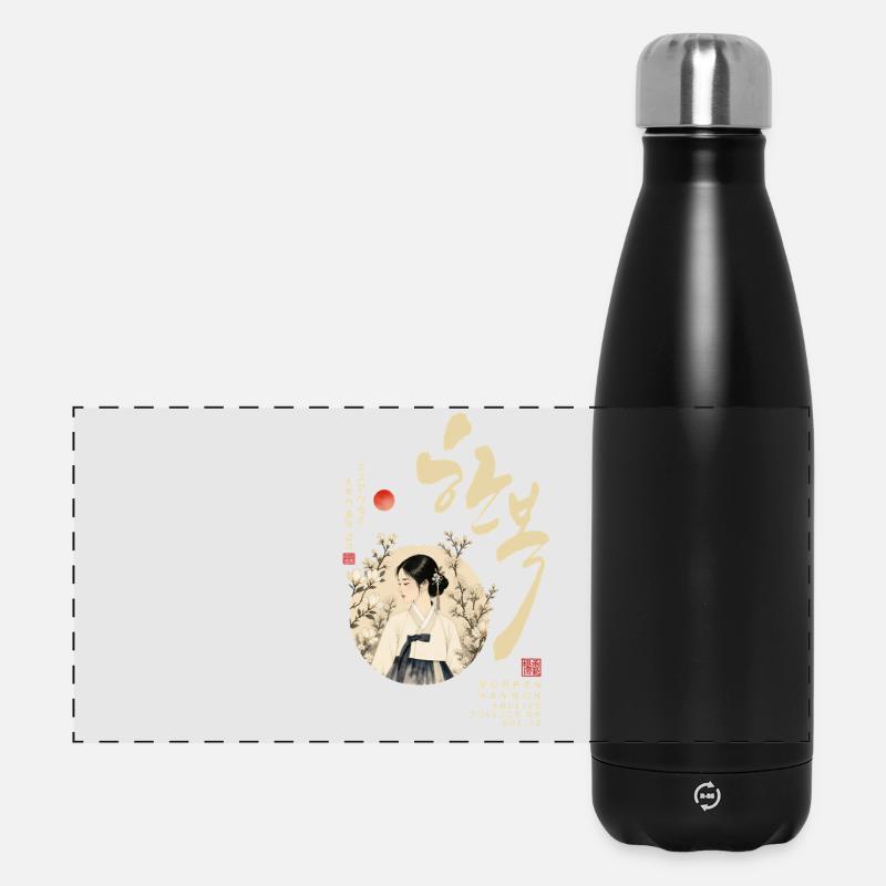 Modern Hanbok Archive - Panoramic Thermal Bottle 500 ml - black
