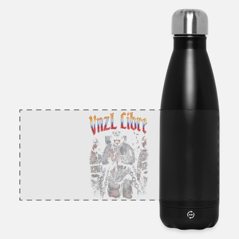 Free Venezuela - Panoramic Thermal Bottle 500 ml - black