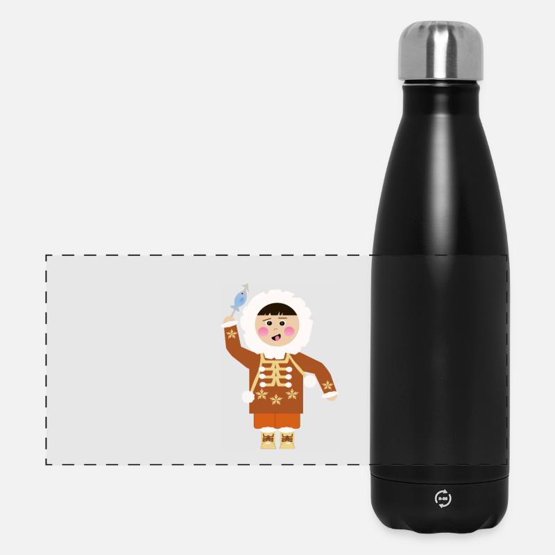 eskimo - Panoramic Thermal Bottle 500 ml - black