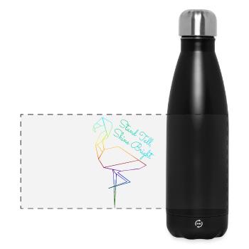 Stand Tall, Shine Bright - Panoramic Thermal Bottle 500 ml - black - Front