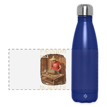 Malta Pyro Passion - Panorama Isolierflasche 500 ml - Dunkelblau  - Vorne
