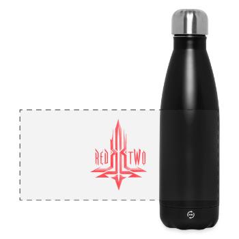 REDTWO KREUZ - Panorama Isolierflasche 500 ml - Schwarz - Vorne