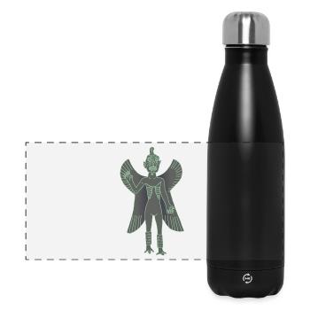Pazuzu Dämon - Panorama Isolierflasche 500 ml - Schwarz - Vorne