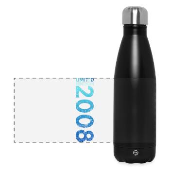 Édition limitée cadeau pour le 18e anniversaire 2008 - Gourde isotherme panoramique 500 ml - noir - Devant
