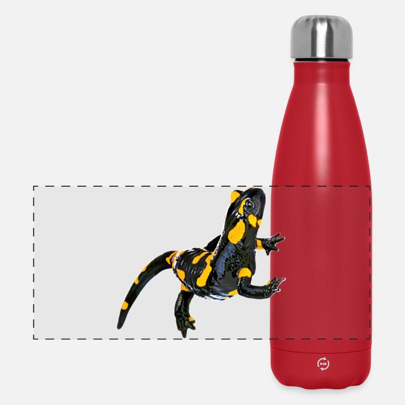 Feuersalamander - Panorama Isolierflasche 500 ml - Rot