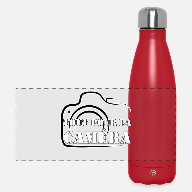 EVERYTHING FOR THE CAMERA. - Panoramic Thermal Bottle 500 ml - red