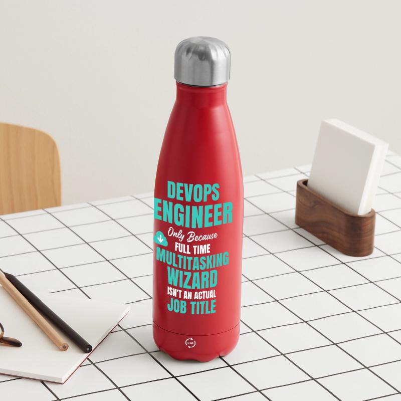 DevOps Engineer Multitasking-Assistent Panorama Isolierflasche 500 ml