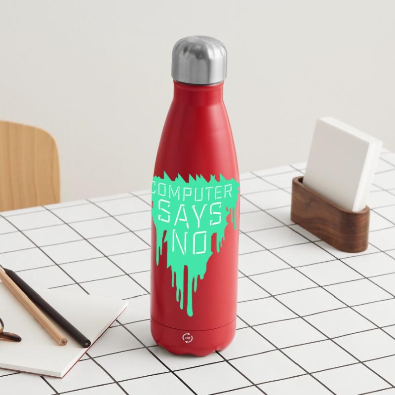 Computer Says No Funny Programmer Nerd Technique Panoramic Thermal Bottle 500 ml